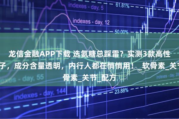 龙信金融APP下载 选氨糖总踩雷？实测3款高性价比牌子，成分含量透明，内行人都在悄悄用！_软骨素_关节_配方